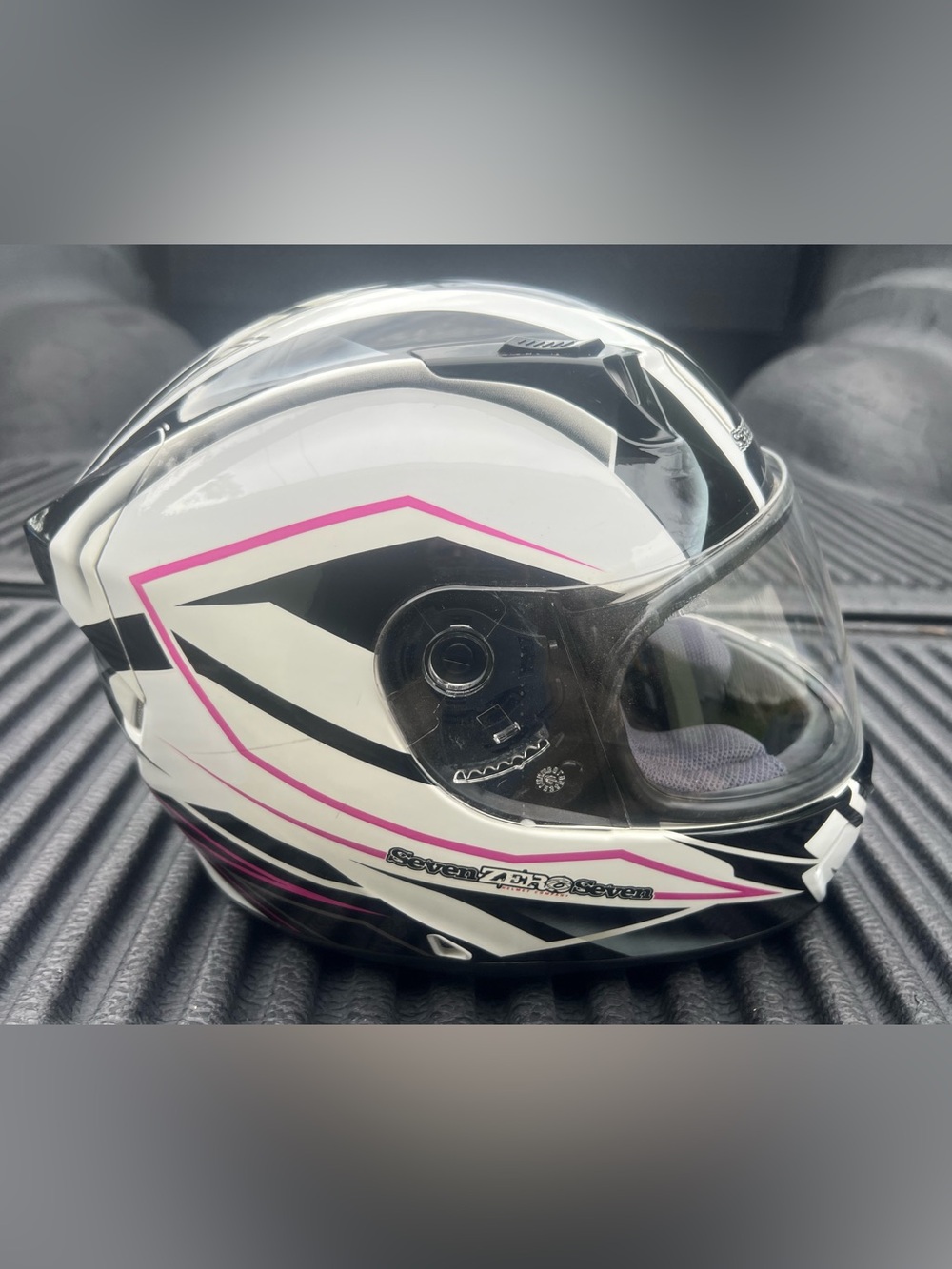 Full Face Motorcycle Helmet with Tinted Visor & Clear Shield, Size Small